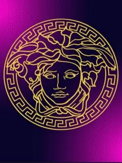 Наклейка на авто VERSACE Версаче 30х30 см