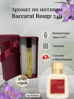 Духи масляные по мотивам. БАКАРАТ Rouge 540. perfume