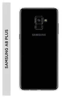 Чехол на Samsung A8 Plus 2018 прозрачный