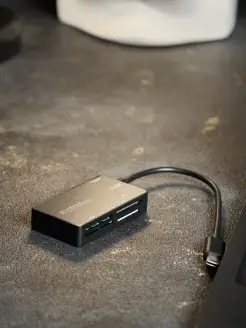 Картридер USB Type-C хаб для смартфона планшета карт памяти