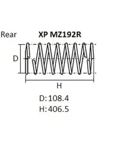 Пружины задние (2шт) MAZDA AXELA BKEP (03-09), MAZDA 3 BKE