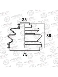 Пыльник привода внутренний NISSAN HONDA MAZDA OPEL