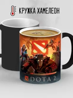 Кружка хамелеон Dota Дота (центр)