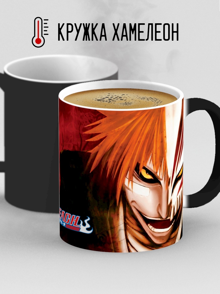 Кружка хамелеон Аниме Блич Bleach — cтатистика продаж на Wildberries  бесплатно по арт.62003316