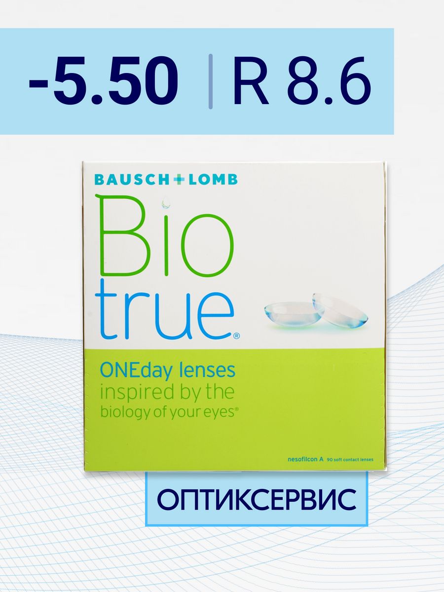 Контактные линзы biotrue oneday