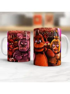 Кружка с принтом Five Nights at Freddy's