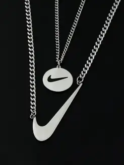 Комплект из 2-х цепочек и подвесок nike