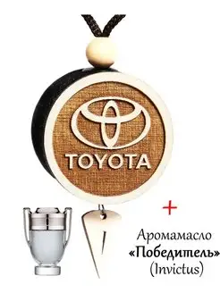 Ароматизатор автомобильный многоразовый 3D дерево TOYOTA