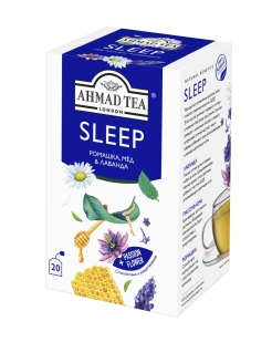 Чайный напиток "SLEEP" 20 пакетиков по 1,5г в конвертах из фольги Ahmad Tea 63666464 купить за 127 ₽ в интернет-магазине Wildberries