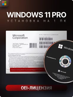 Windows 11 PRO OEI, DVD-диск