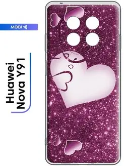 Прозрачный чехол на Huawei Nova Y91