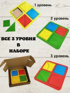 Квадраты Никитина 1, 2, 3 уровень