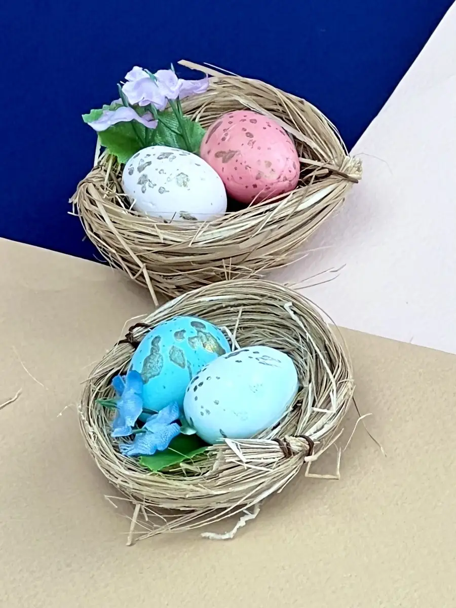 Пасхальные украшения Яйца на палочке Sweet Easter 6 см, 6 шт