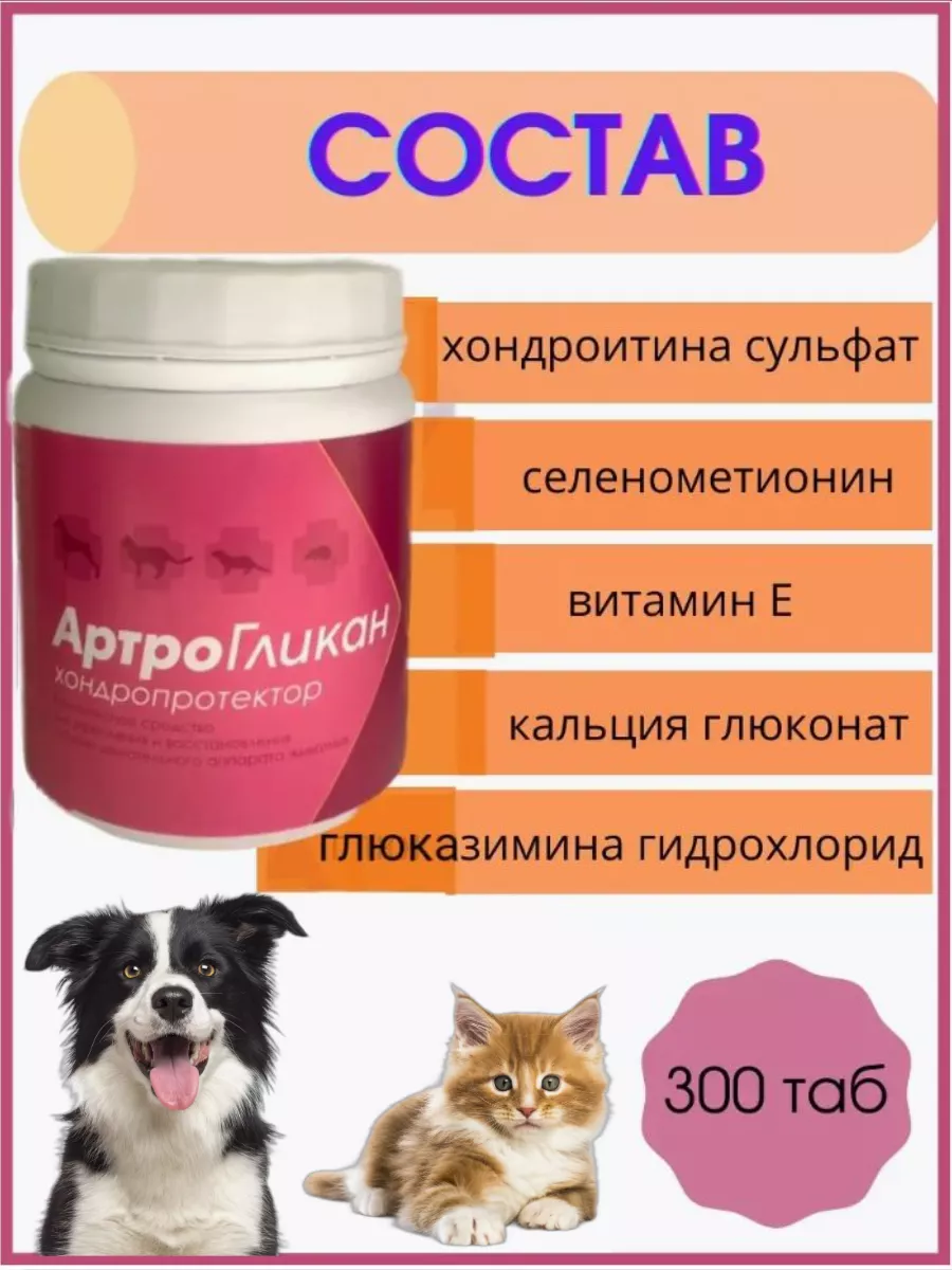 Купить Таблетки Артрогликан 300 Таблеток