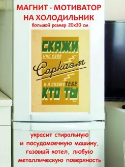 магнит большой скажи мне свой сарказм