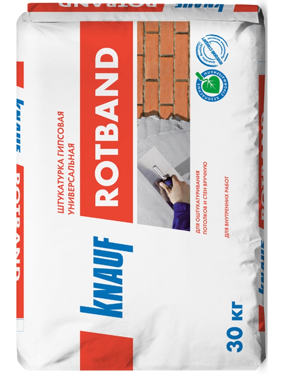 Сухая штукатурная смесь ротбанд. Штукатурка Knauf Rotband, 30 кг. Штукатурка Rotband гипсовая Кнауф 30кг. Кнауф Ротбанд штукатурка универсальная 30 кг. Штукатурка гипсовая Ротбанд 30 кг.