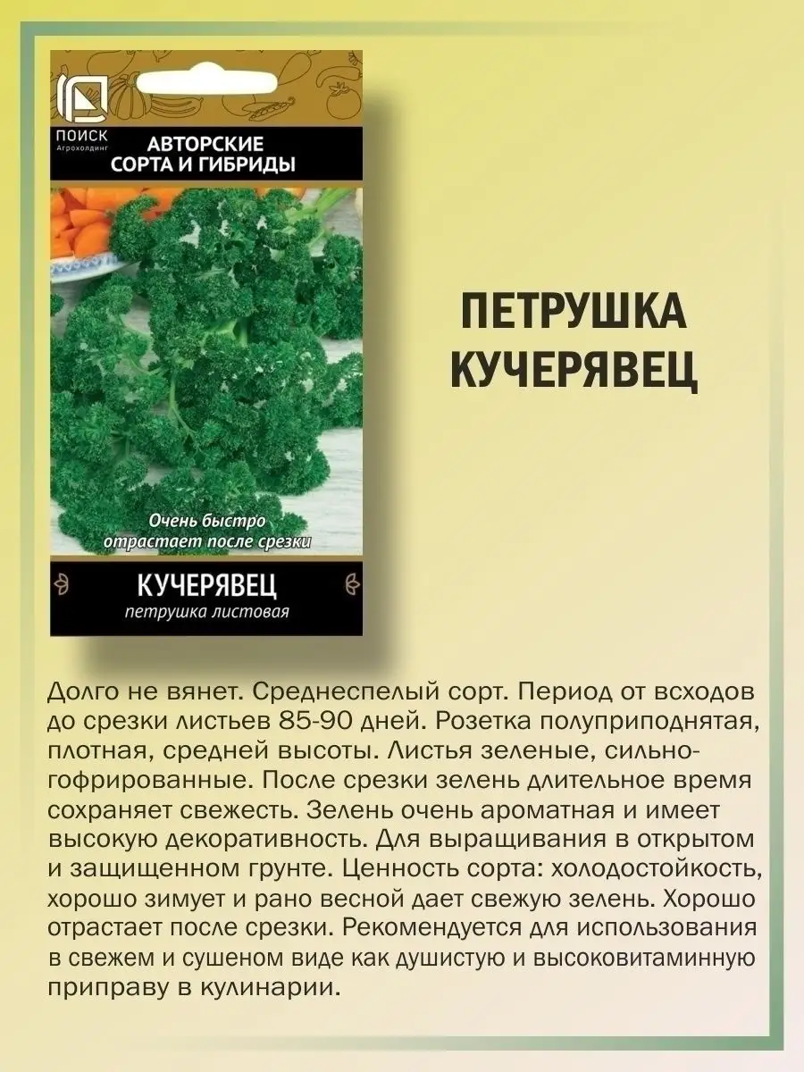 Семена зелени и салатов для огорода и подоконника набор Агрохолдинг Поиск65727005 купить в интернет-магазине Wildberries
