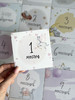 Карточки для фотосессии новорожденных аксессуары по месяцам бренд Кристи Кидс продавец Продавец № 489551