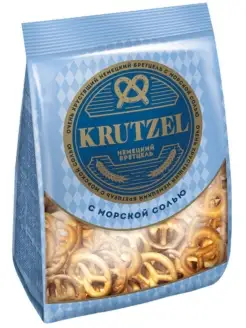 Крендельки с солью "Бретцель Krutzel", 5 штук по 250 грамм