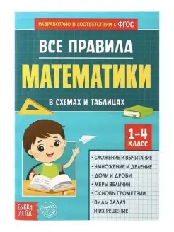 Сборник1-4 кл. Все правила математики