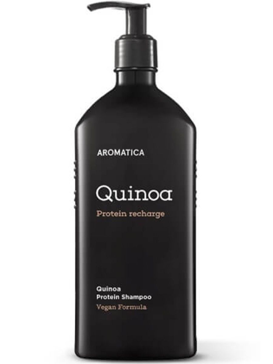 Шампуни с протеинами отзывы. Aromatica Quinoa Protein hair Shampoo. Шампунь с биопротеином. Шампунь с протеином. Шампунь с розмарином.