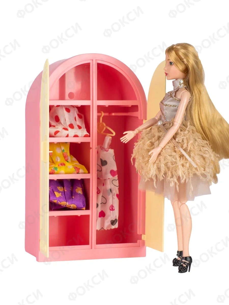 Шкаф для кукол Барби огонёк