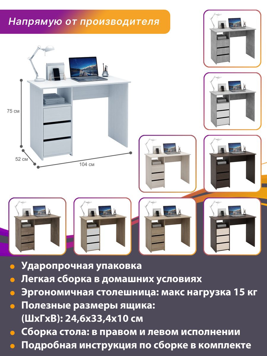 Чем отличается письменный стол для дома от офисного рабочего стола | Статьи от ZAMM