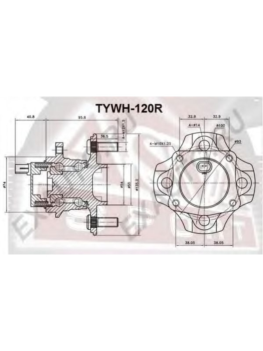 Ступица r13. Ступица ASVA арт. TYWH-120r. Ступица задняя ASVA tywhncp12r.