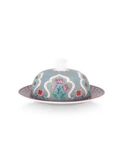 Масленка Flower Festival Deco Light Blue, 17х8 см