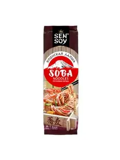 Лапша гречневая SOBA СОБА Сенсой 300 гр