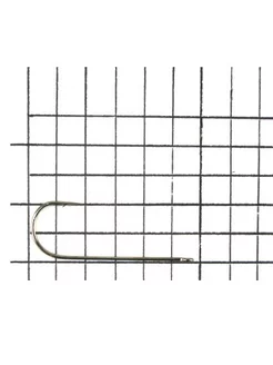 Крючки одинарные Round чёрный никель (5шт) №4