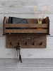 Ключница на стену деревянная с полкой бренд BlueBird64 продавец Продавец № 158259
