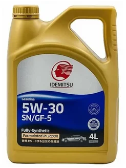 GASOLINE FULLY- SYNTHETIC синтетическое 5W-30 SN, 4л