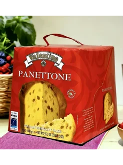 Кекс (Кулич) Panettone с изюмом и цукатами 1кг