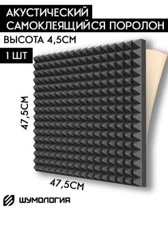 Акустический поролон пирамида Звукоизоляция
