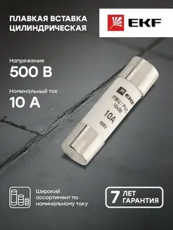 Плавкая вставка цилиндрическая ПВЦ 10х38 10А PROxima